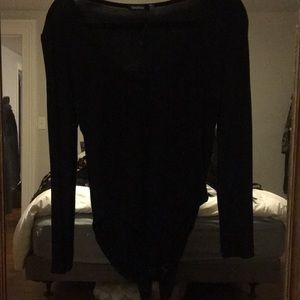 Black long sleeve Body suit